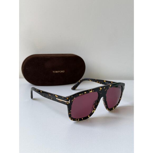 NEW Tom Ford FT0777 Thor Unisex Sunglasses in Havana Brown - Picture 2 of 7